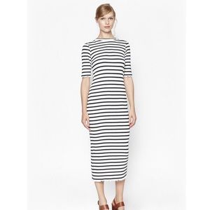 FRENCH CONNECTION Bodycon Striped Dress